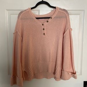 Light Pink Lightweight Sweater